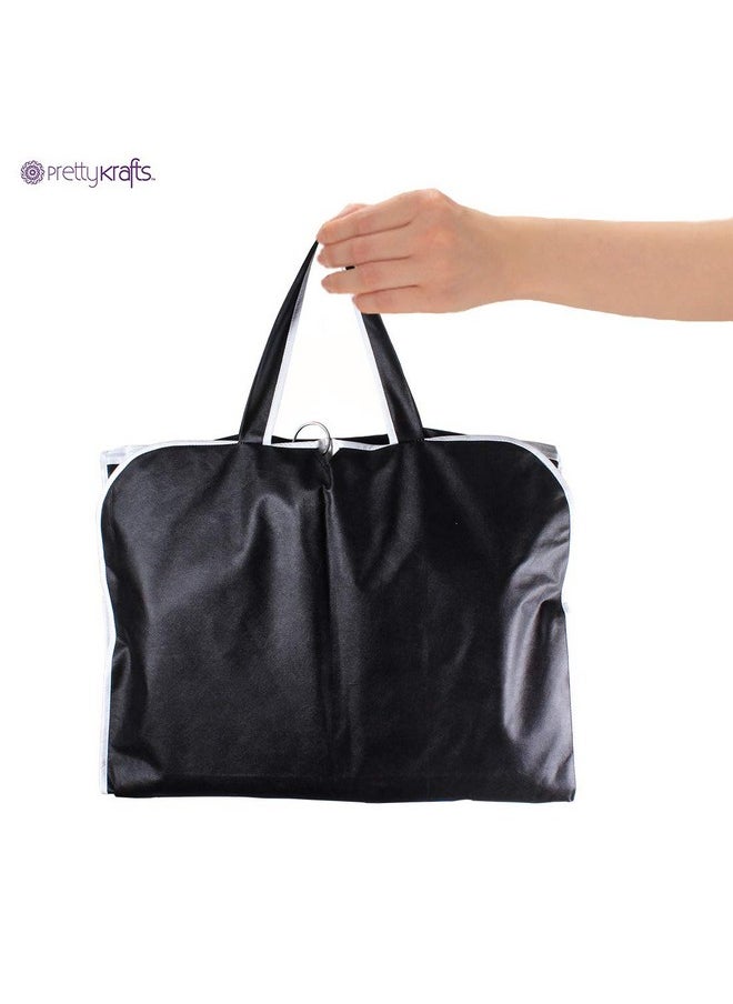 PrettyKrafts Sherwani Cover, Long Coat Cover - Black, Set of 1 pc