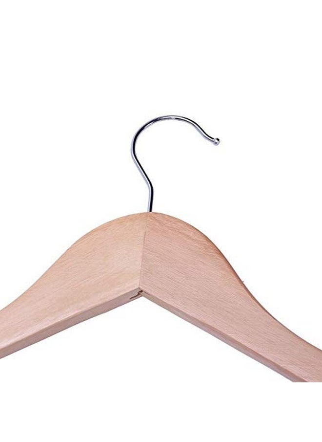 Star Work Clothes Hangers, Wooden Hangers Ultra Thin Space Saving Non-Slip Hangers Velvet Hangers Suit Hangers Ideal for Everyday Standard Use, Clothing Hangers (10)