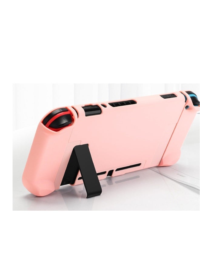 Case for Switch, Soft Comfortable TPU Grip Protective Cover Case Compatible with Switch Console and Joy-Con Controller