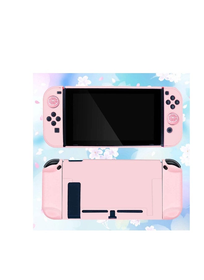 Case for Switch, Soft Comfortable TPU Grip Protective Cover Case Compatible with Switch Console and Joy-Con Controller