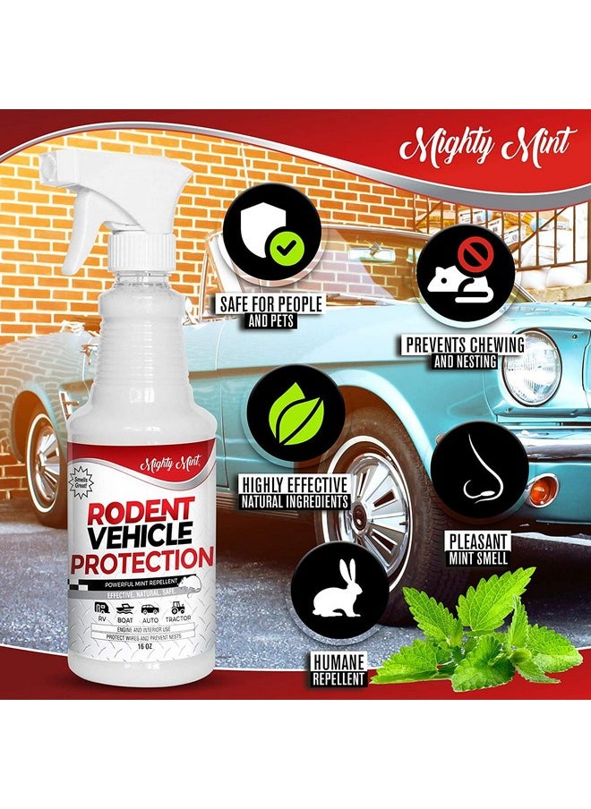 Rodent Repellent Spray for Vehicle Engines and Interiors - Cars, Trucks, RVs, & Boats