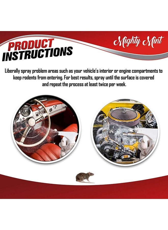 Rodent Repellent Spray for Vehicle Engines and Interiors - Cars, Trucks, RVs, & Boats