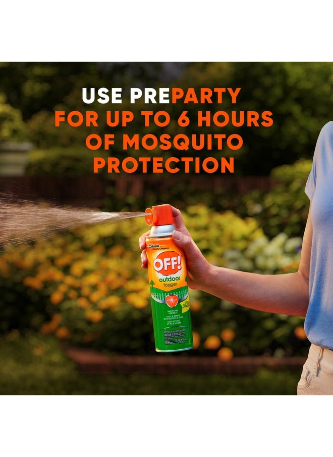 OFF! Outdoor Insect & Mosquito Repellent Fogger, Backyard Pretreat, Kills & Repels Insects in an up to 900 sq, ft, area, 16 oz (Pack of 2)