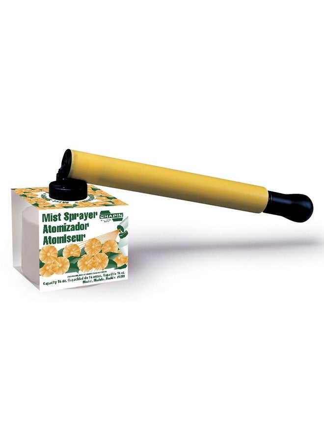 Chapin International 5001 Single Action Hand Mister Sprayer, 16-Ounce, Yellow