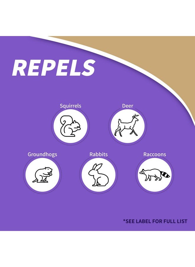 Bonide Repels-All Animal Repellent Granules, 3 lbs. Ready-to-Use Deer & Rabbit Repellent, Deter Pests from Lawn & Garden