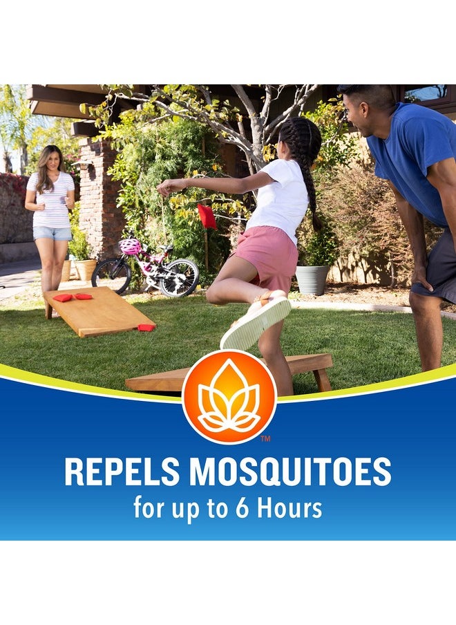 Cutter Lemon Eucalyptus Insect Repellent (6 Count), No DEET Mosquito Repellent, 4 fl Ounce (Pump Spray)