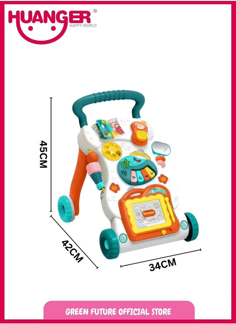 Baby Learning Walker & Activity for Toddlers Educational Toy for 1 Year Plus with Lights, Sounds, and Fun Features