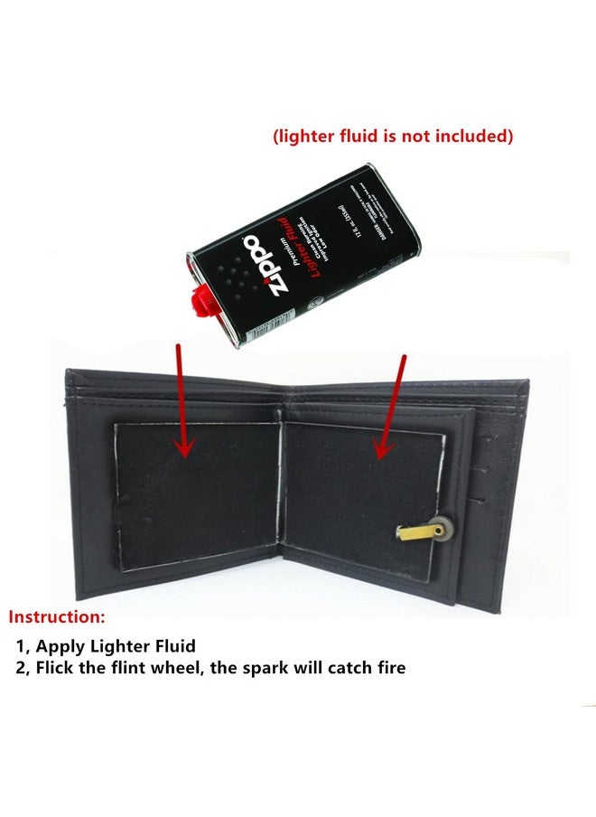 Magic Trick Fire Flaming Wallet, Leather, Inconceivable Street Show Prop, Prank, Magician Wallets, Close-Up Magic, Pros, Professional Cool Tricks