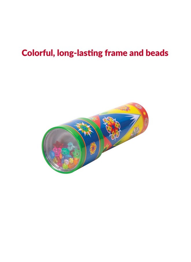 Schylling Classic Tin Kaleidoscope - Fun, Colorful Pattern-Changing Toy - Durable Tin with Multicolored Beads - Ages 3 and Up - One Piece