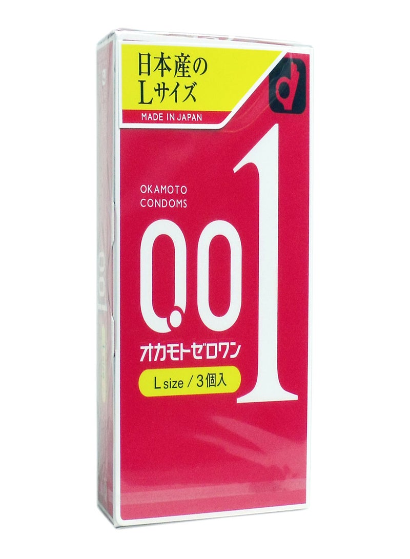 3-Piece 001 Ultra Thin Condom Set