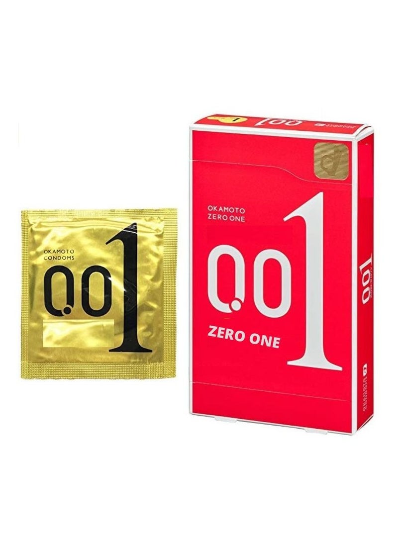 Okamoto condom ultar lubricated with 0.01 size 3pcs