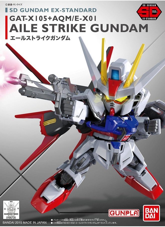 Bandai Hobby SD EX-Standard Aile Strike Gundam Action Figure