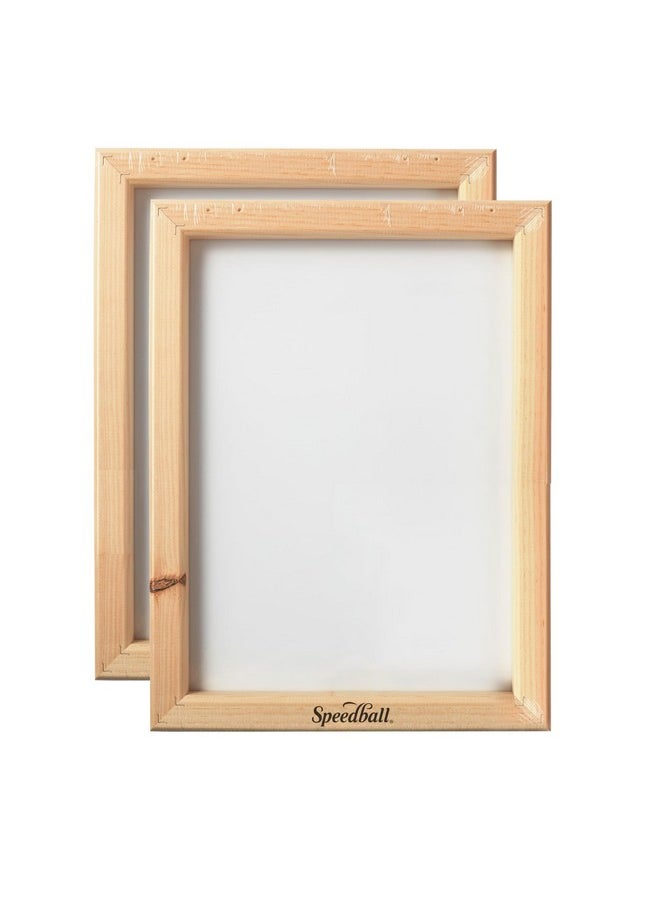 Speedball 2-Pack 110 Monofilament Screen Printing Frame, 10 x 14 Inch