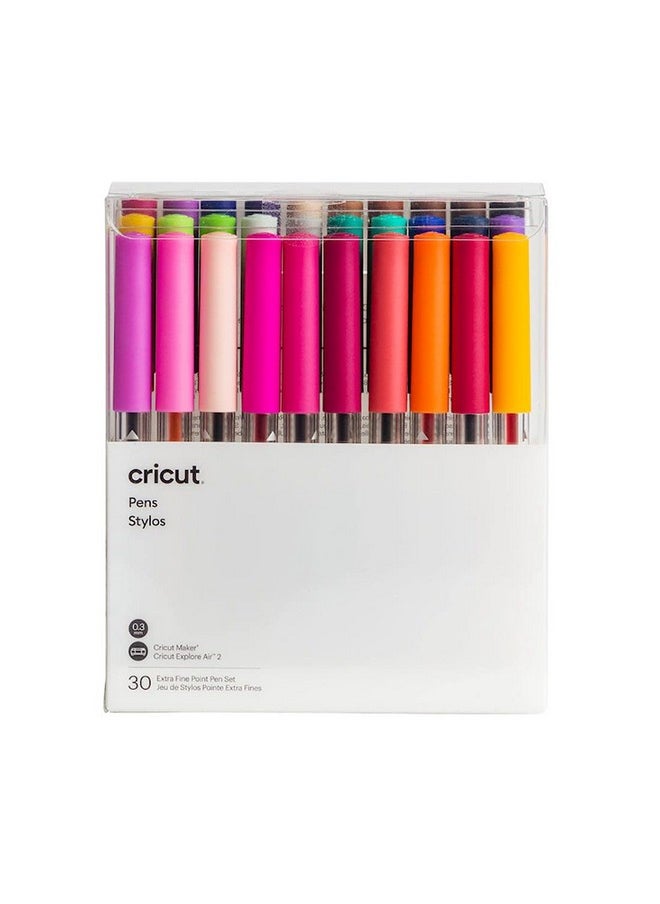 Cricut 30 Count Extra Fine Point Pens Core, Variety