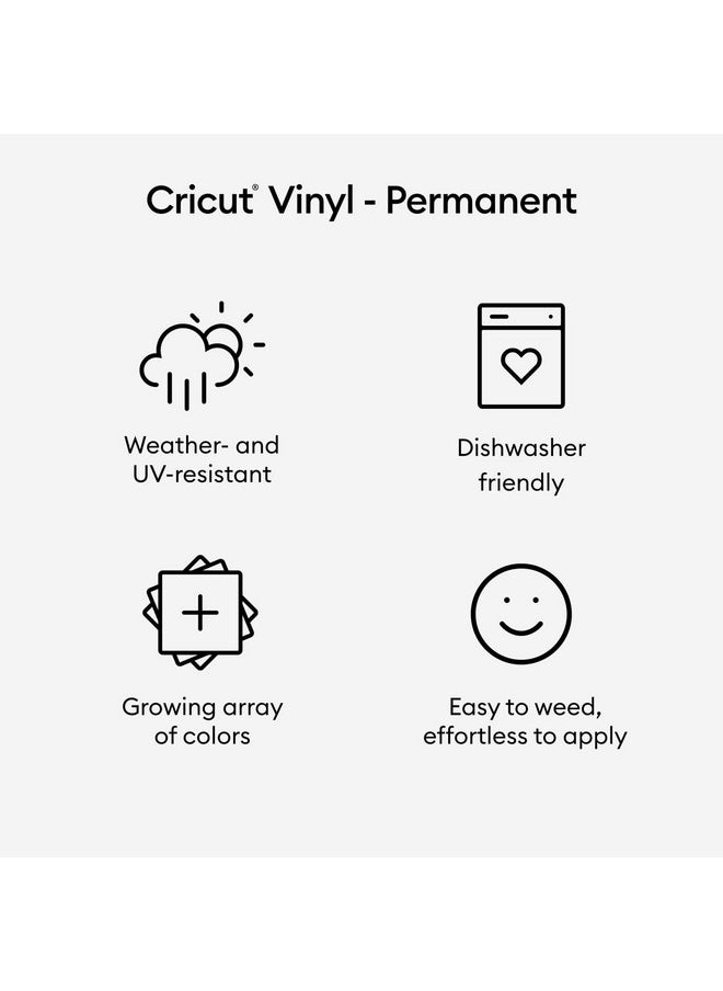 Cricut Premium Permanent Vinyl Roll (12