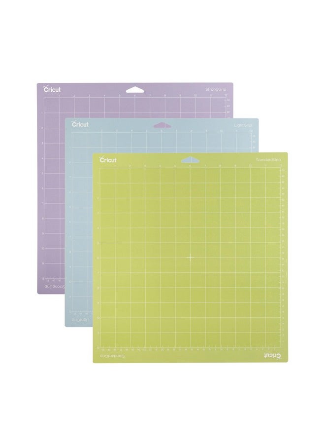 Cricut Machine Cutting Mat Variety Pack, 12 in x 12 in (3 ct)