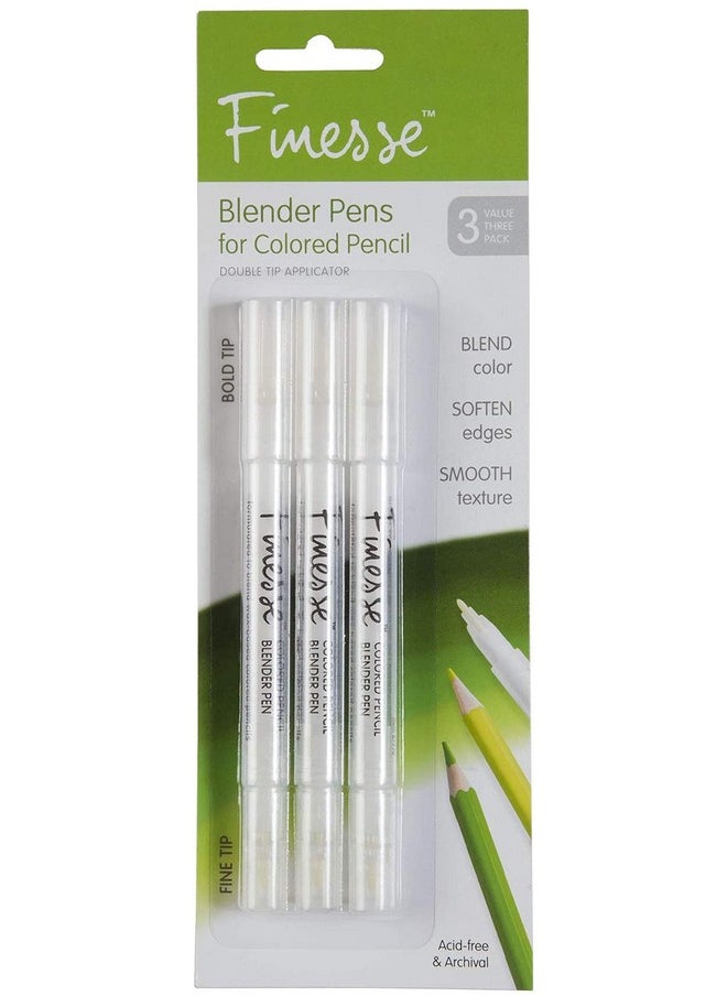 Speedball Art Products Finesse Artist Colored Pencil Blender, 3-Pack