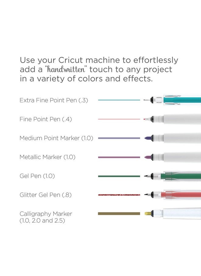 Cricut Gel Pen Set, Peacock