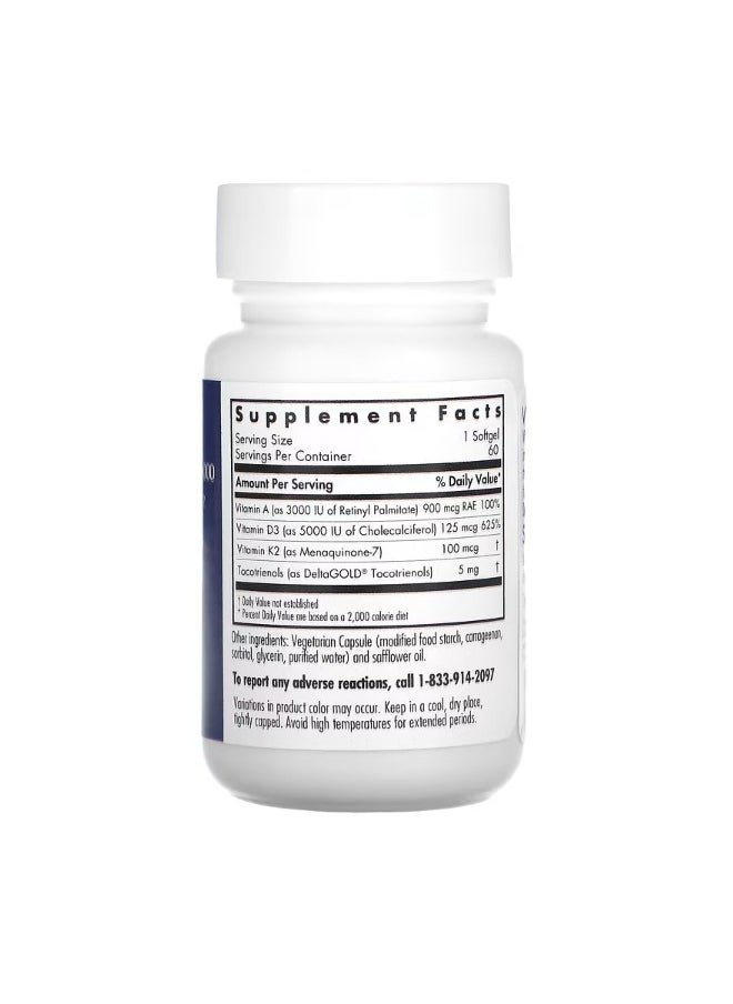 Vitamin D3 Complete 5000 60 Veggie Softgels