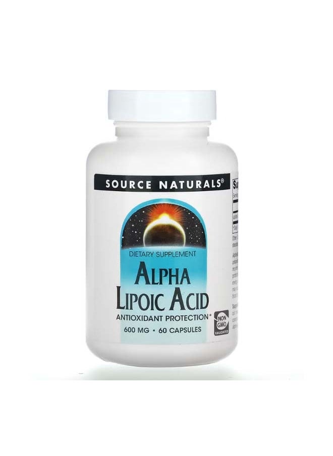 Alpha Lipoic Acid 600 mg 60 Capsules