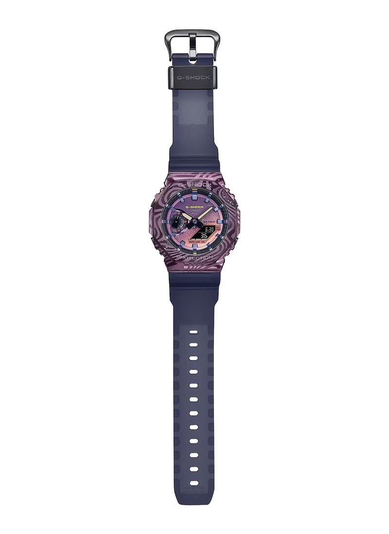 Analog+Digital Resin Band Watch GM-2100MWG-1