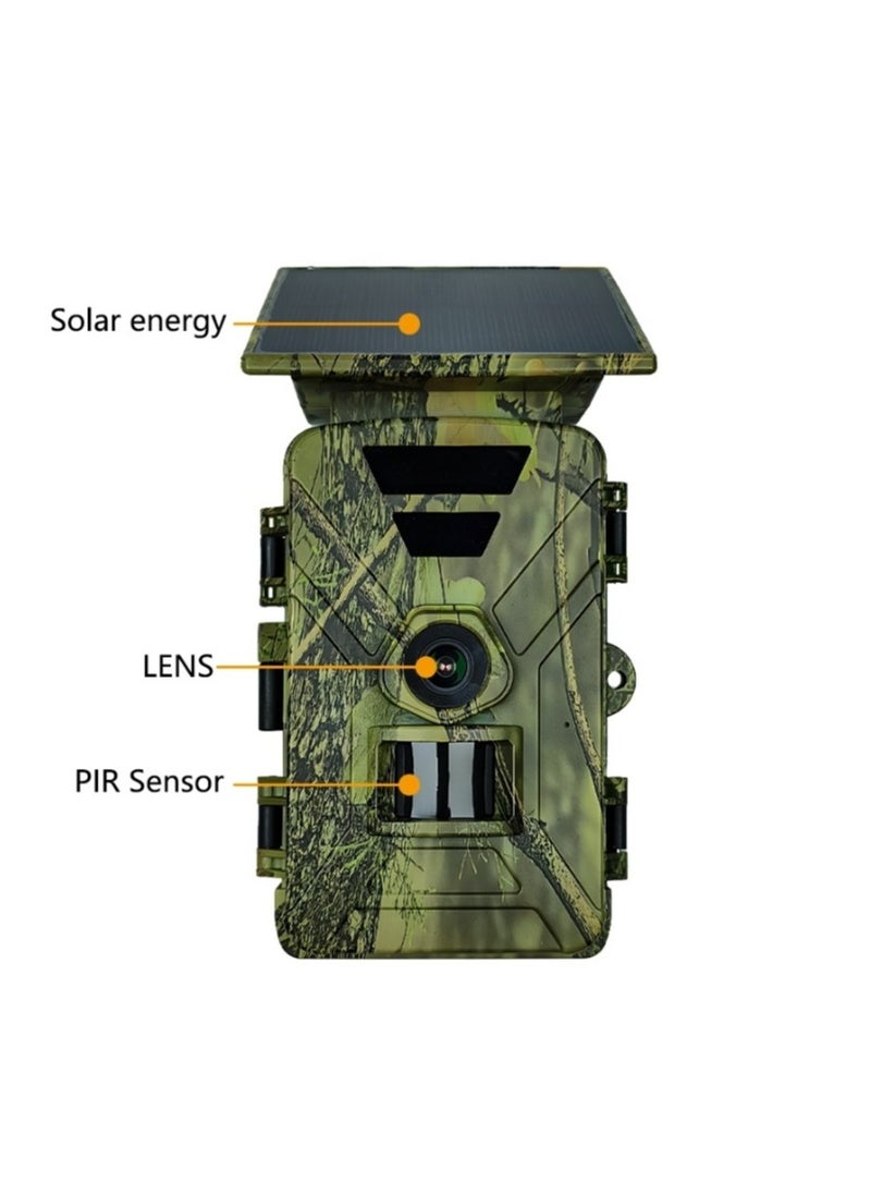 New Solar powered Infrared Camera with Built in Rechargeable Battery