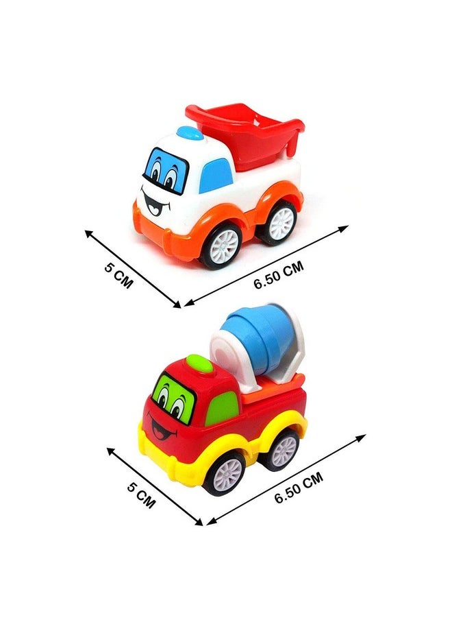 KITI KITS® Friction Push Back Cars Pack of 7 pcs for Kids