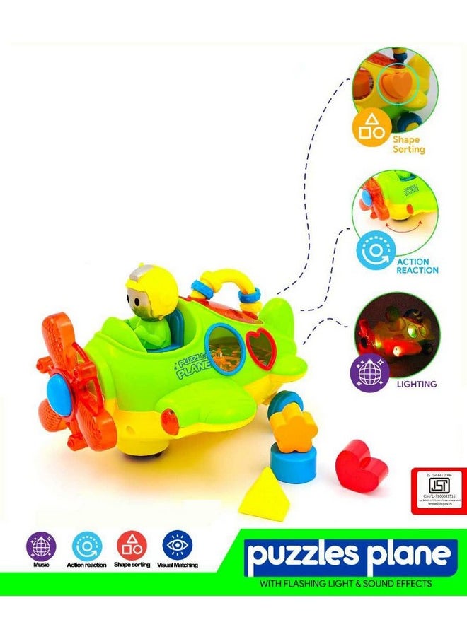 KITIKITS Aircraft Puzzel Set for Early Delevopment of Kids