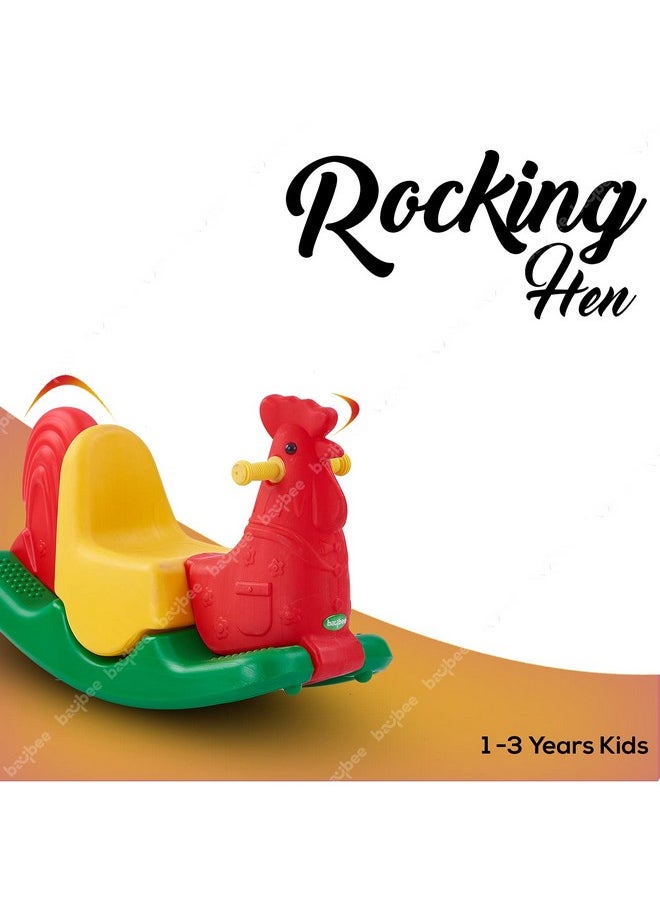 Baybee Baby Rocking Chair Horse for Kids/Toddlers/Baby Chair for Kids|Plastic Horse Ride-on Toy Rockers for Kids/Rocker Indoors&Outdoors for 12 Months-3 Years Boys and Girls (Jumbo Rocker kukoo)