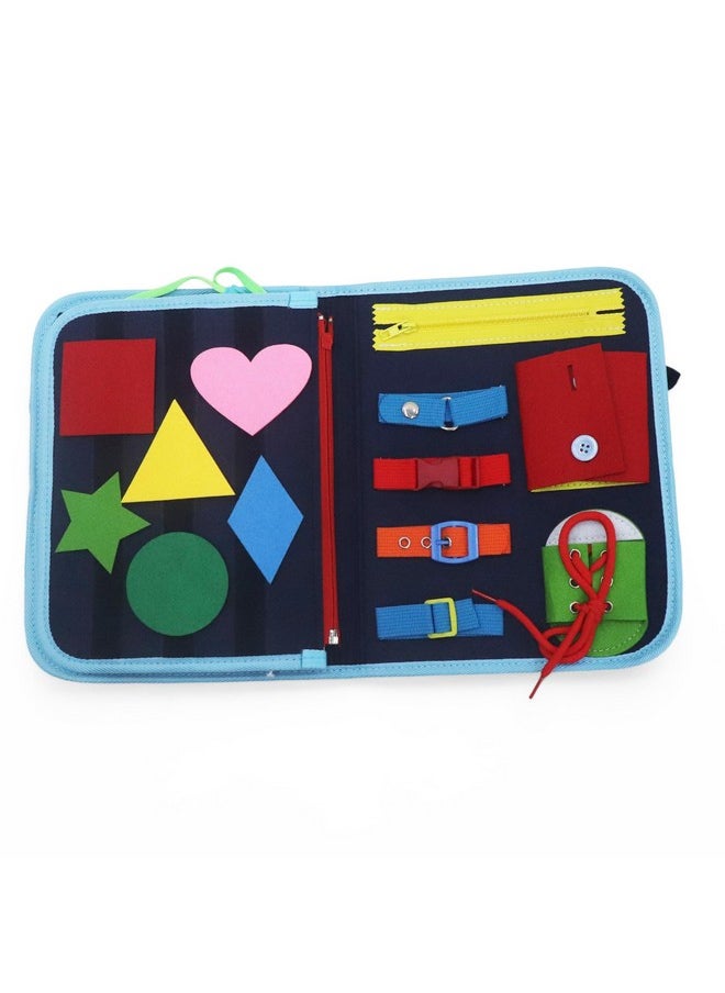 Kradyl Kroft Cloth Toy Books for Infants and Baby | Vibrant Colors and Textures | Educational and Entertainment Books for Little Babies (Black Dino)