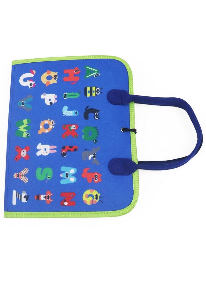 Kradyl Kroft Cloth Toy Books for Infants and Baby | Vibrant Colors and Textures | Educational and Entertainment Books for Little Babies (Blue Dino)