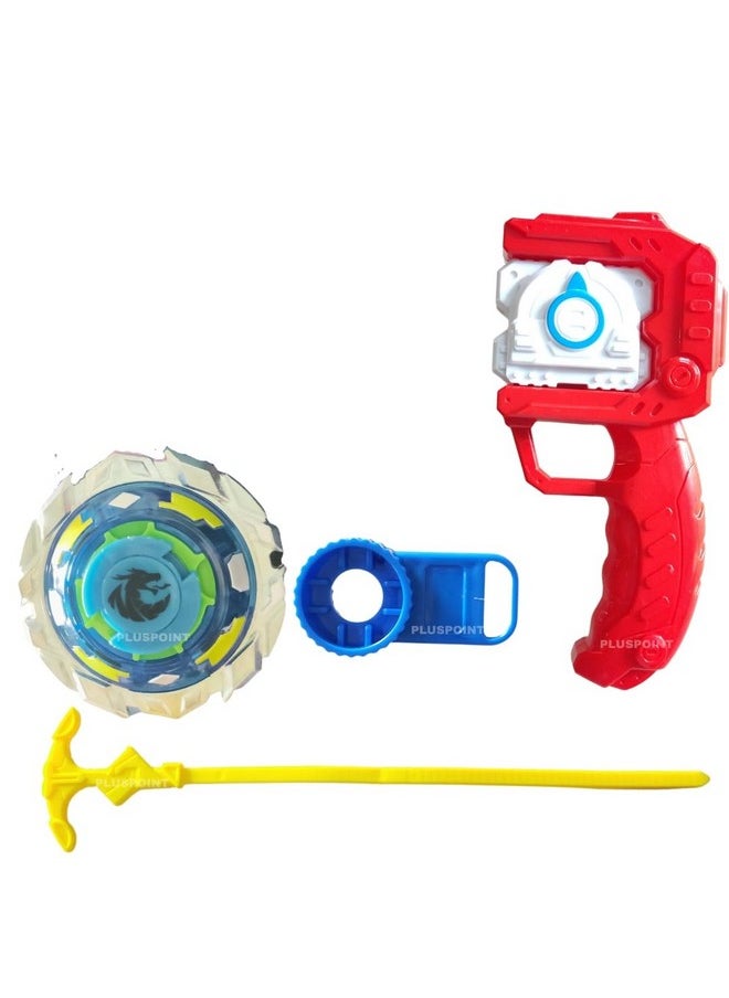 PLUSPOINT Bey Battling Top Burst Launcher Grip Toy Blade Set Gyros Blades Battling Tops Metal Fusion Starter Set with Launchers Gift Toys for Boys Kids Children Age 6+