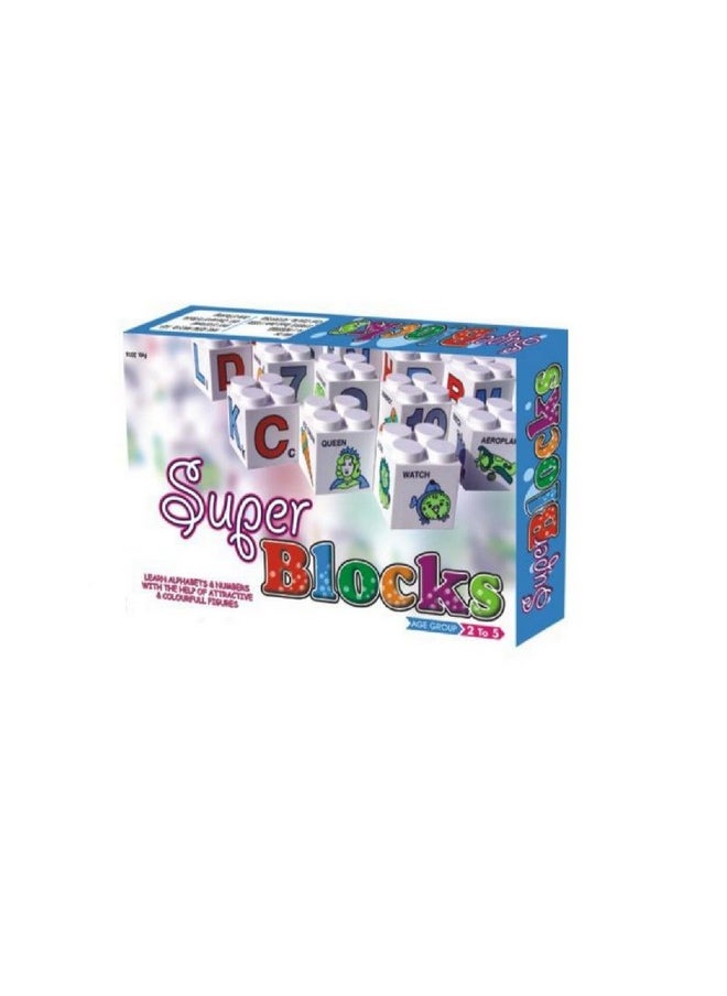 Dolly 16 Large Super Play Blocks - Multicolor