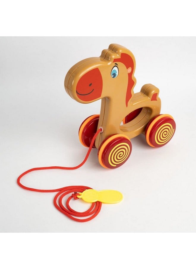 Ratna's Harry The Horse | to Walk & Play Pull Along Toy for Infant