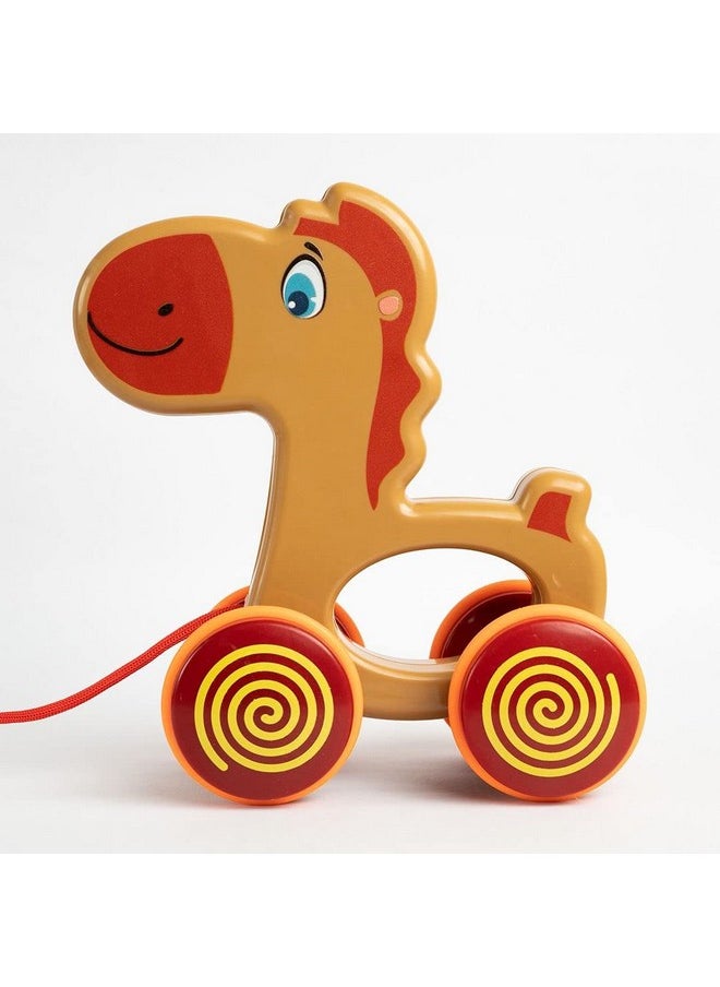 Ratna's Harry The Horse | to Walk & Play Pull Along Toy for Infant