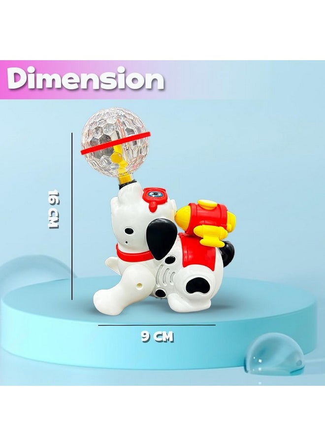 Wembley Dancing Dog Musical Toys for 1 + Year Old Toddlers Babies Walking Toys for Kids with Mist Smoke Spray Flashing Light Sound 360° Rotating Baby Toys Kids Toys for 2-5 Years