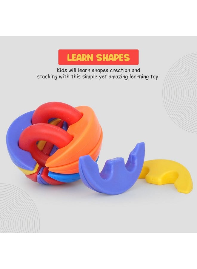 I Play Activity and Learning Ball for Toddlers, Learning Activity Toy Age Upto 3+ Years - Multicolor