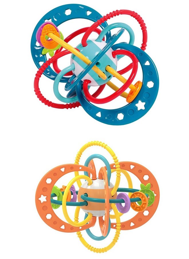 Magicwand Plastic Sensory Infant Baby Teether Loopi Bpa Free Toy For New Borns?Pack Of 1??100% Safe & Non-Toxic??6 Months & Up??Multi-Colored?