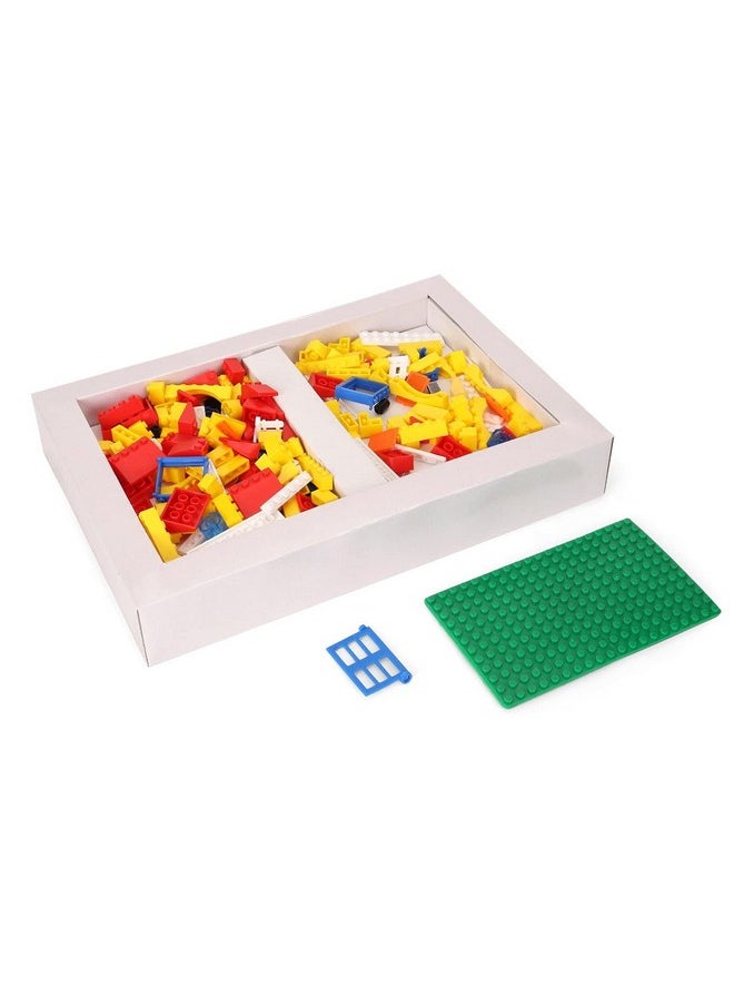 FunBlast Architect Blocks for Kids DIY Bricks Building Blocks Game for Kids Learning Toys for 3+ Year Girls & Boys - 190 Pcs