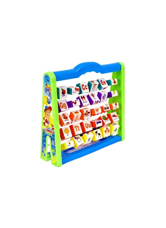 RATNA'S Educational Learning Frame for Kids to Learn Alphabet, Numbers, Counting, Colours (Big)