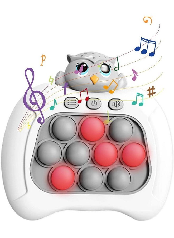 FunBlast Fast Push Intelligent Game - Pop Up Musical Toys for Kids, Sound Toys for Kids, Children Activity Toys, Fast Speed Push Electronic Toys for Kids, Birthday Gifts for Kids (Owl)