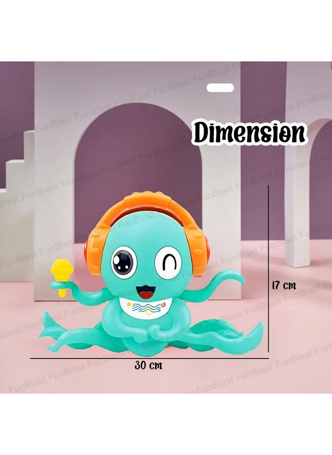 FunBlast Crawling Octopus Toy for Kids - Dancing Crawling Baby Toys, Electronic Walking Moving Toys for Babies Infant Toddlers Fun Play Interactive Early Learning Educational Toys