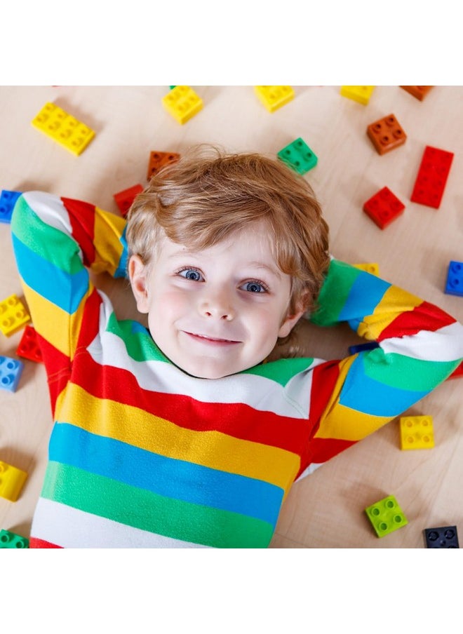 I Play Mini Block Puzzle Set of 100 Pcs for Kids | Learning and Educational Block Toy for Boy and Girls - Multicolor