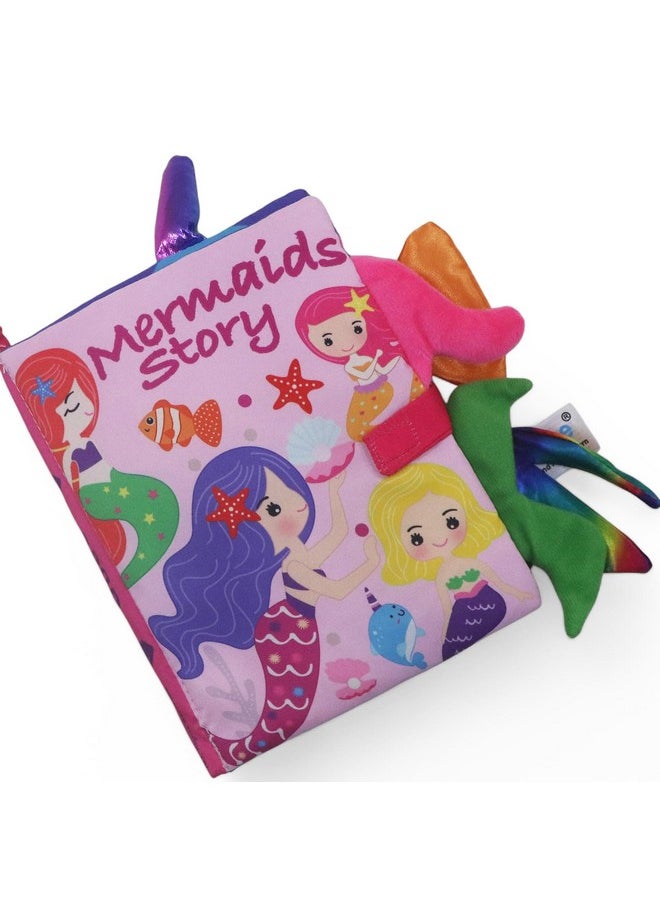 Kradyl Kroft Cloth Toy Books for Infants and Baby | Vibrant Colors and Textures | Educational and Entertainment Books for Little Babies (Mermaid Story)
