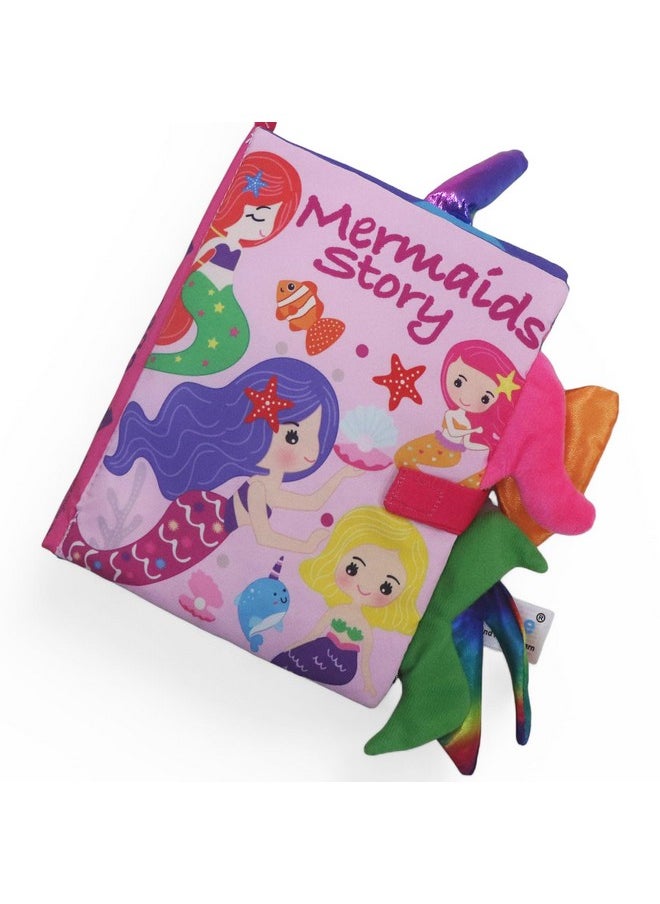 Kradyl Kroft Cloth Toy Books for Infants and Baby | Vibrant Colors and Textures | Educational and Entertainment Books for Little Babies (Mermaid Story)