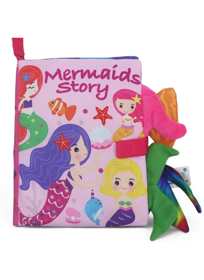 Kradyl Kroft Cloth Toy Books for Infants and Baby | Vibrant Colors and Textures | Educational and Entertainment Books for Little Babies (Mermaid Story)