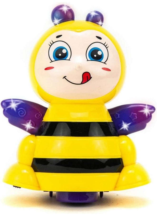 Amitasha Electric Crawling Bee for Baby Musical Crawling Honey Bee, Infant Toy Tummy Time, Toddle Toy for Kids, Christmas Gift, Birthday Gifts, Baby Toy, Sound & Light Toy for Boys & Girls