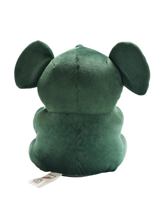 Ultra Soft Premium Big Stuffed Soft Toy Elephant for Infants, Baby Boys & Girls Perfect for Gifting Kids on Birthdays (Green) 7 Inches