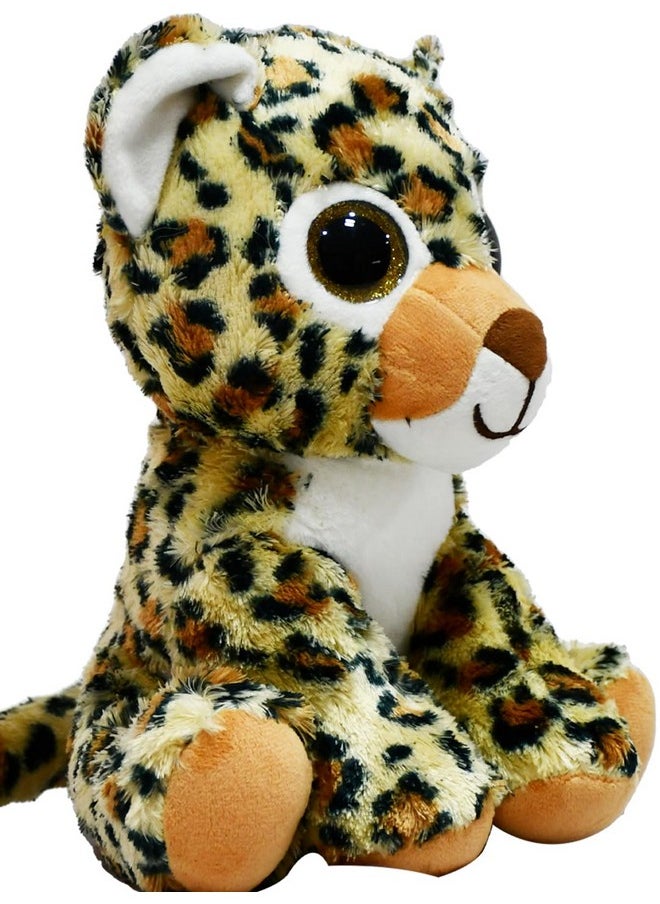 Mirada Cute Multicolor Leopard Soft Toy for Girls/Kids | Stuffed Plush Animal | - 25cm