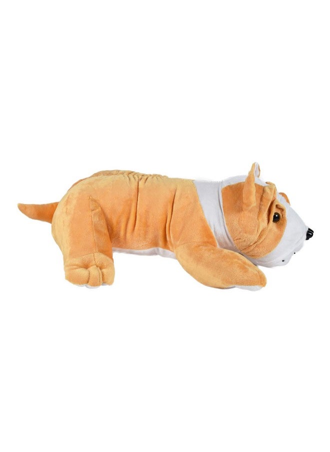 ERRECOM Ultra 16 Inch Bull Dog Fully Stuffed Soft Plush Toy for Kids in Beige| Animal Toy Birthday | Anniversary | Christmas | Diwali | Home Decor